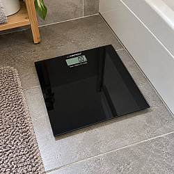 Кантар за тегло дигитален Esperanza EBS002K, батерия CR2032, LCD екран, 180кг., Черен