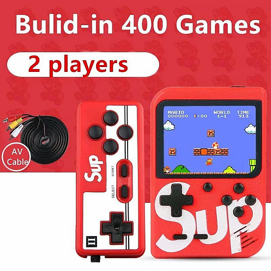 Sup Game Box: Игрова Конзола с 400 Вградени Игри и Джойстик - Носталгия и Развлечение в Едно | Видео игри