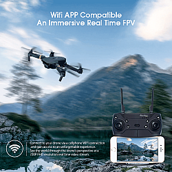 Дрон 998PRO/E88 FUll HD 2mpx Wifi с дистанционно и широкоъгълна камера
