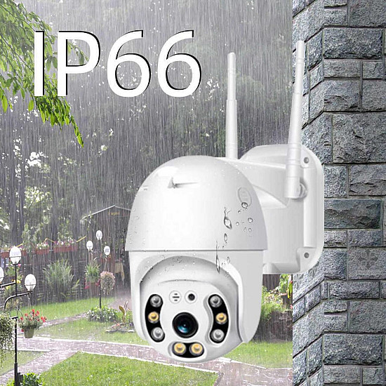 Външна Камера с Две Антени MSC: Цветно Нощно Виждане, Waterproof, Wifi, FULL HD 1080P - Надеждна Сигурност за Вашия Дом | Видео и Фото камери