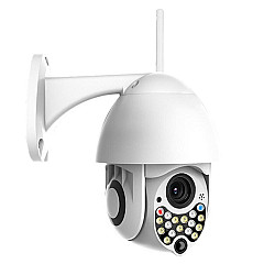 ВОДОУСТОЙЧИВА ВЪНШНА КАМЕРА WIFI PTZ 17LED, въртяща камера с Motion Tracking