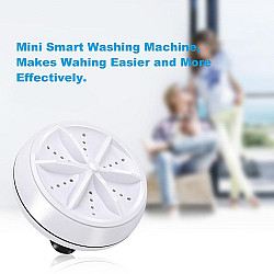 Ултразвукова Мини Пералня Ultrasonic Turbine Wash - Компактно и Ефективно Пране Навсякъде
