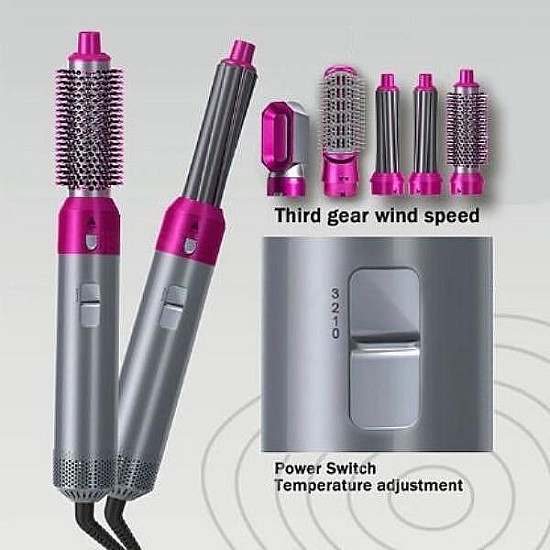 Уред за стилизиране на коса 5в1 Hair Dryer: Вашият професионален стилист у дома | Уреди за красота