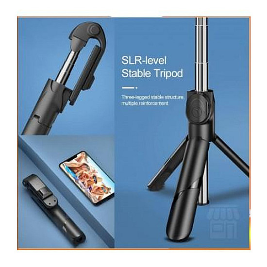 Selfie Stick - Безжичен стик за селфи с мини статив и Bluetooth дистанционно управление | Аксесоари
