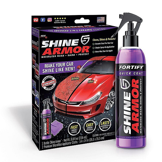 Керамично покритие с восък Shine Armor защитна броня за вашата кола | Принадлежности