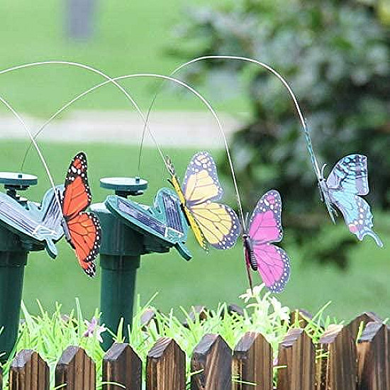 Соларна Летяща Пеперуда GARDEN BUTTERFLY 1+1 GRATIS 2бр. - Магическо Докосване към Вашия Градински Декор | Декорации и Аксесоари