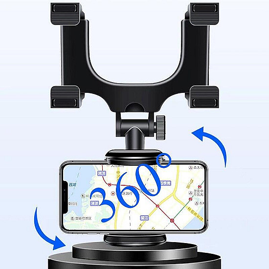 Универсална 360 въртяща се стойка за огледало за обратно виждане за кола 4408 Универсална 360 въртяща се стойка за огледало за обратно виждане за кола 4408 | Интериор