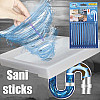 Сани стикс клечки,пръчки за отпушване на канали запушени, Sani sticks 1+1 GRATIS 24бр | Домашни потреби и Органайзери