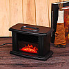 Електрическа печка-мини преносима камина, Flame Heater 1000W с ефект на огън и дистанционно управление | Декорации и Аксесоари