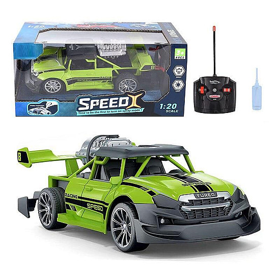 Кола с дистанционно управление и функция за изкарване на дим Stunt Spray Car 1:20 | Детски Играчки
