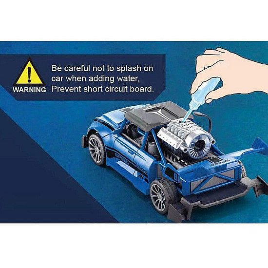 Кола с дистанционно управление и функция за изкарване на дим Stunt Spray Car 1:20 | Детски Играчки