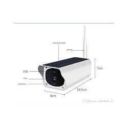 Външна камера за наблюдение със соларен заряд , Wi-Fi, 5MP, с аларма за движение