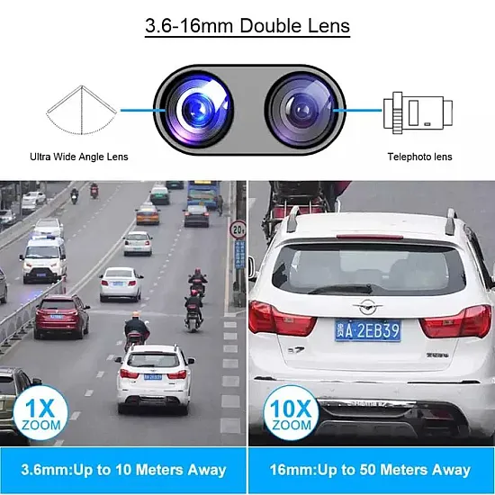 Външна камера с две лещи и оптичен зуум dual lens PTZ LN8457 | Видео и Фото камери