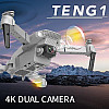 Про ДРОН F195 Pro Drone с 1080P HD с двойна камера, мини UAV за въздушна фотография с WiFi FPV, връщане с един бутон, интелигентно избягване на препя | Дронове