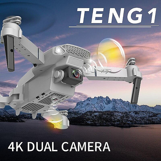 Про ДРОН F195 Pro Drone с 1080P HD с двойна камера, мини UAV за въздушна фотография с WiFi FPV, връщане с един бутон, интелигентно избягване на препя | Дронове