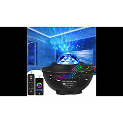 Starry Projector Light - Мултимедиен Прожектор на Звездно Небе с Bluetooth Колонка и Дистанционно Starry Projector Light - Мултимедиен Прожектор на Звездно Небе с Bluetooth Колонка и Дистанционно