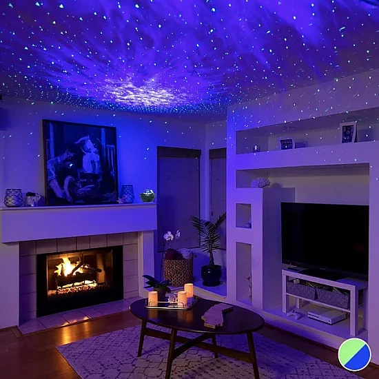 Starry Projector Light - Мултимедиен Прожектор на Звездно Небе с Bluetooth Колонка и Дистанционно | Свободно време