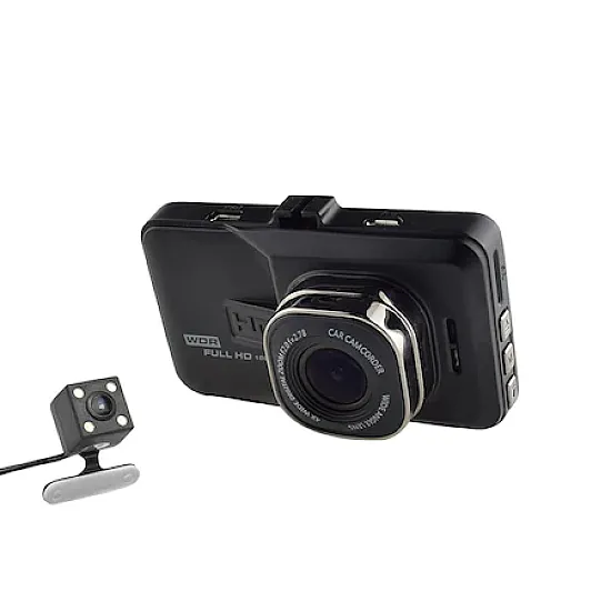 Видеорегистратор DVR с Две Камери Dual Lens - Запишете Всеки Момент с Кристална Качествена Визия и Двойна Защита | Интериор