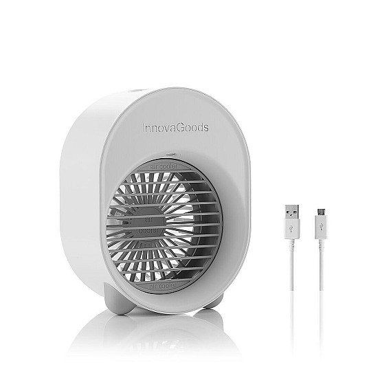 Мини Ултразвуков Охладител-Овлажнител с LED Koolizer InnovaGoods Мини Ултразвуков Охладител-Овлажнител с LED Koolizer InnovaGoods | Домашни потреби и Органайзери