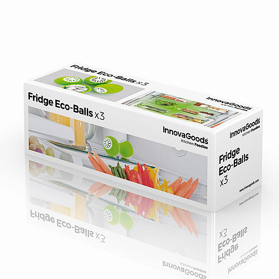 Еко Топки за Хладилник InnovaGoods 3 броя | Домашни потреби и Органайзери