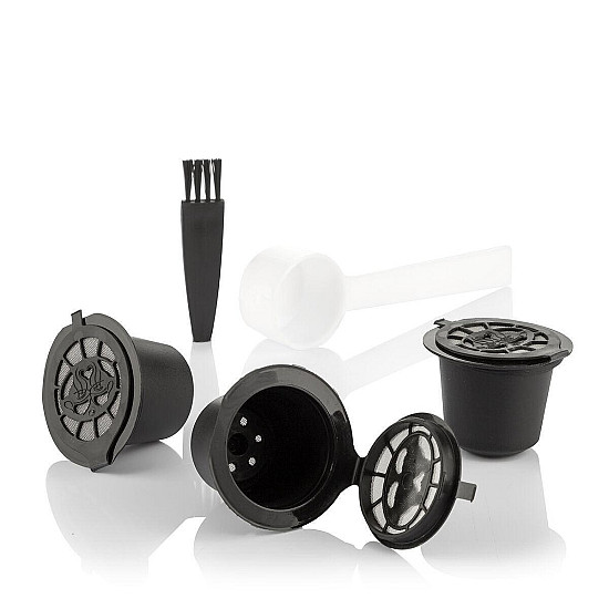 Комплект от 3 Kапсули Kафе за Mногократна Употреба Recoff InnovaGoods Комплект от 3 Kапсули Kафе за Mногократна Употреба Recoff InnovaGoods | Домашни потреби и Органайзери