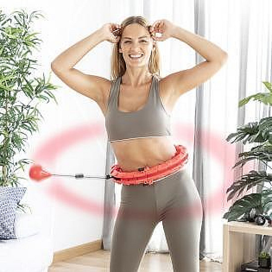 Интелигентен Фитнес Обръч с Регулируемо Тегло Fittehoop InnovaGoods Интелигентен Фитнес Обръч с Регулируемо Тегло Fittehoop InnovaGoods | Спорт