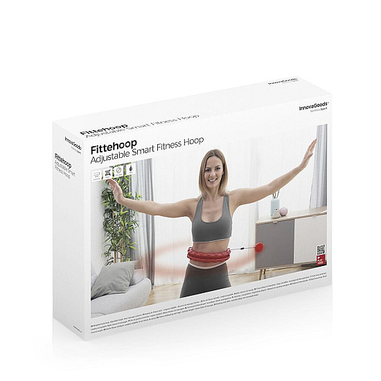 Интелигентен Фитнес Обръч с Регулируемо Тегло Fittehoop InnovaGoods Интелигентен Фитнес Обръч с Регулируемо Тегло Fittehoop InnovaGoods | Спорт