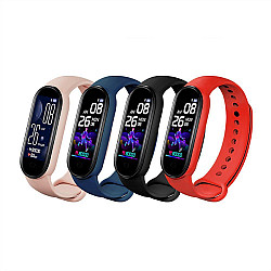 Фитнес гривна, M7, Smart Band M7, Черен, отчита Кръвно налягане, Сатурация и сърдечен ритъм