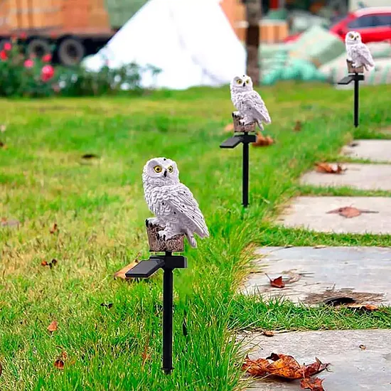 Градинска лампа с мистична птица OWL | Декорации и Аксесоари