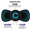 Безжичен мини масажор Mini Electric Neck Back Massager Muscle EMS 6 | Масажори