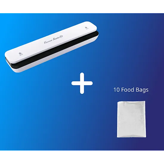 Mашина за вакуумиране на храна и хранителни Продукти Vacuum Sealer X + подарък 10бр. плика | Домашни потреби и Органайзери