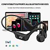 Безжични спортни Bluetooth слушалки LY1 - с LED дисплей, костна проводимост, микрофон | Слушалки