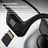 Безжични спортни Bluetooth слушалки LY1 - с LED дисплей, костна проводимост, микрофон | Слушалки