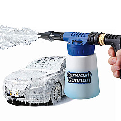 CarWash Rocket - Пистолет за измиване на кола с контейнер за разтвор, лесен и ефективен начин за перфектно чиста кола