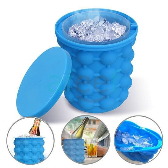 Ice Cube Maker Genie Силиконова форма за лед и изстудяване с иновативен дизайн и лесно използване Ice Cube Maker Genie Силиконова форма за лед и изстудяване с иновативен дизайн и лесно използване | Свободно време