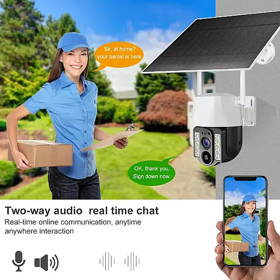 VC3-G Соларна камера - 2MP WiFi / 4G със свръхбърза безжична връзка VC3-G Соларна камера - 2MP WiFi / 4G със свръхбърза безжична връзка | Видеонаблюдение