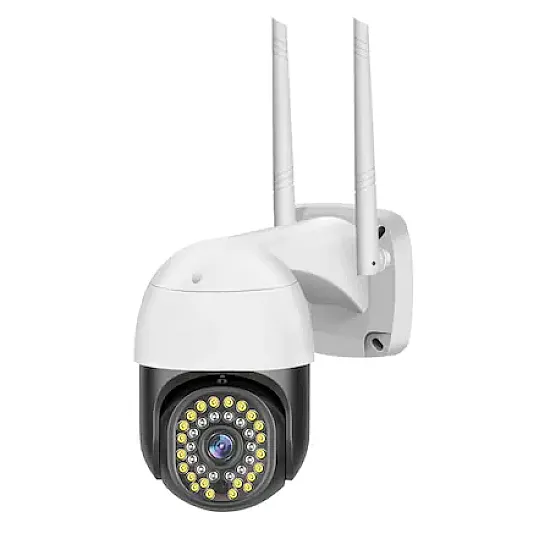 С180PROX - Външна камера с 3MP, 36 LED светлини, двупосочно аудио, нощно виждане и водоустойчивост - Защитете и наблюдавайте своята собственост | Видео и Фото камери