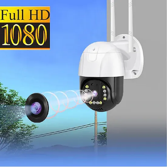 C15X - Въртяща се WiFi IP камера с резолюция 3MP, фиксиран фокус и слот за SD карта - Идеална за видеонаблюдение и контрол | Видео и Фото камери