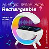 Smart LED лампа с 15W безжично бързо зареждане, високоговорител, часовник HM-2301 | Тв Бокс и Аксесоари