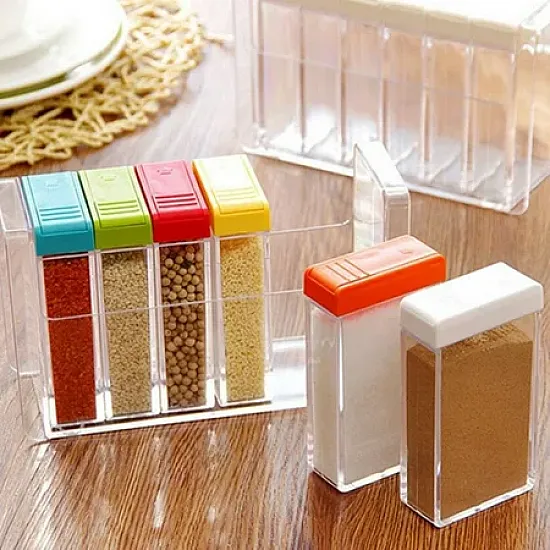 Seasoning Six Piece Set - Идеалното Решение за Организиране на Подправките във Вашата Кухня | Домашни потреби и Органайзери