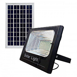 Прожектор Jortan LED 150W със соларен панел и дистанционно управление - Мощно осветление с енергийно ефективни LED чипове