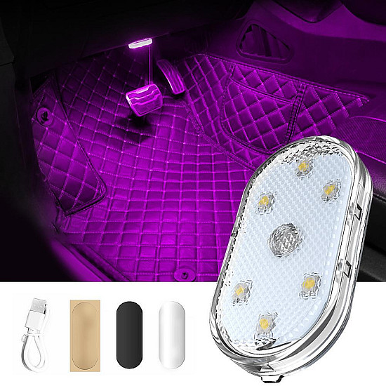 Комплект RGB LED Осветление за Автомобил (2 броя) с Touch Light Сензор | Интериор