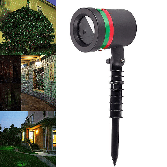 Цветен Лазер Laser Shower Light - Водоустойчиво Удоволствие за Вашата Градина и Дом | Осветителни тела