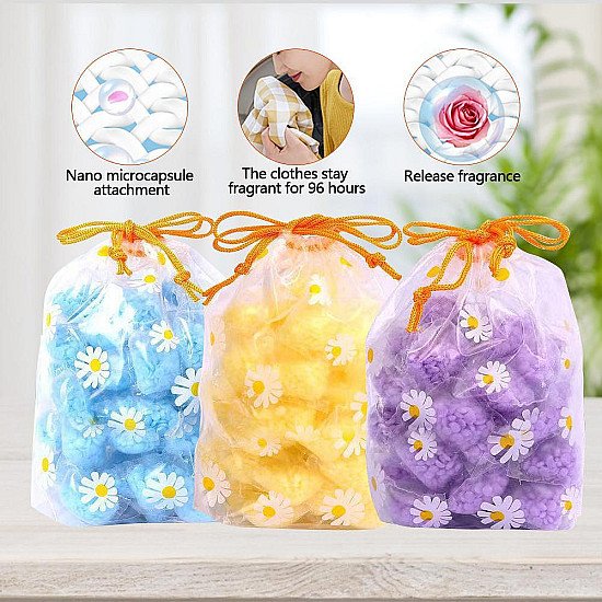 Комплект от 20бр Ароматизирани Капсули за Пране - Laundry Beads за Изключително Свежо и Приятно Пране | Уреди за почистване