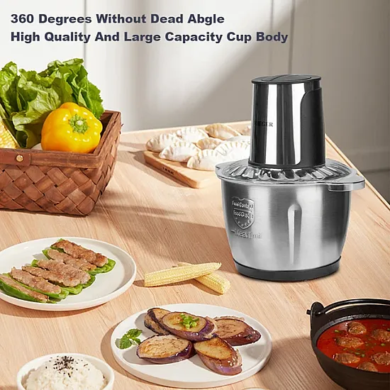 Food Chopper 250W: Мощен и Компактен Кухненски Уред с 2 Литра Капацитет | Домашни потреби и Органайзери