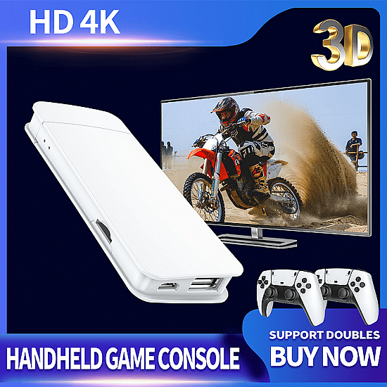Game Station Game Stick М15 4K - Ретро Конзола с 30,000 Игри и Безжични Джойстици | Видео игри