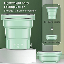 Green Portable Washing T60 - Иновативна Сгъваема Пералня за Максимален Комфорт и Ефективност