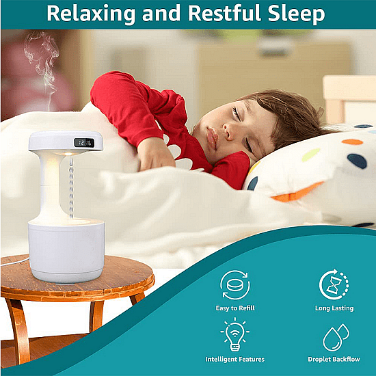 Антигравитационен Овлажнител за Въздух с Вграден Фонтан – Иновация и Стил във Вашия Дом | Свободно време