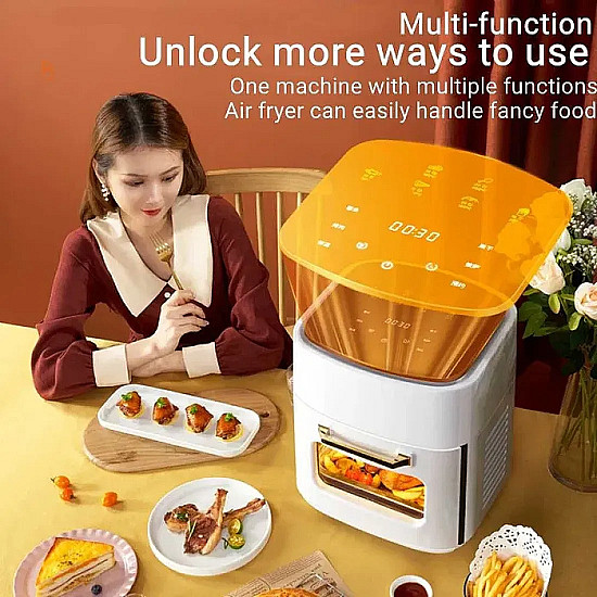 Air Fryer Фурна с Горещ Въздух Дигитална 15 литра 1400 W | Домашни потреби и Органайзери