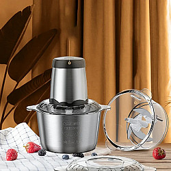 Food King Professional Chopper: Мощен 800W Чопър с 3L Капацитет – Вашият Перфектен Кулинарен Помощник